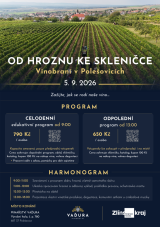 Od hroznu ke skleničce – vinobraní v Polešovicích 5.9. 2026