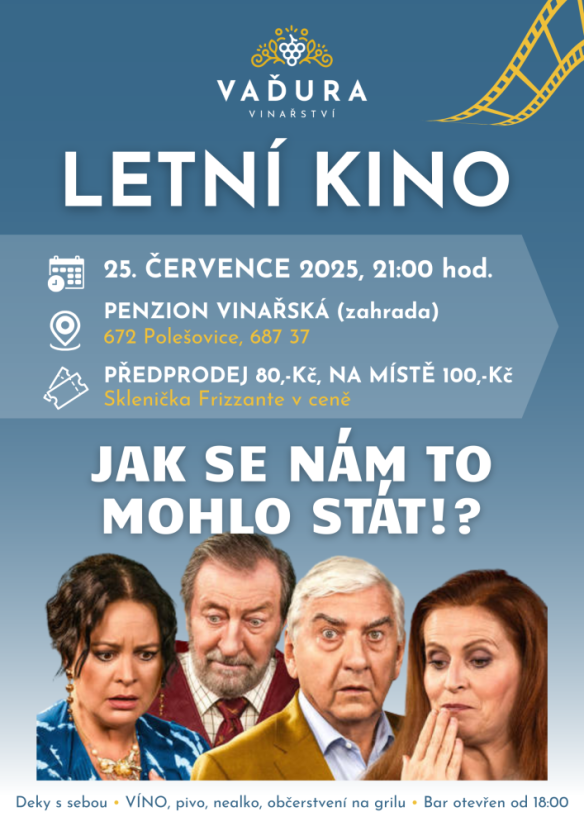 E-vstupenka Letní kino, 25.7.2025 21:00, předprodej E-vstupenka Letní kino, 25.7.2025 21:00, předprodej